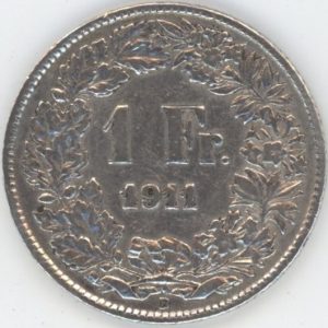 1 Franc 1911 (ss)