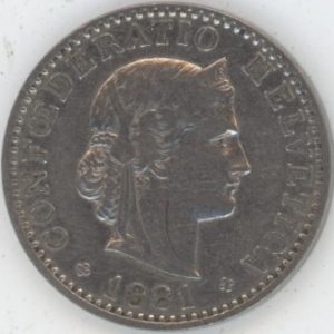 20 Centimes 1881 (s-ss)