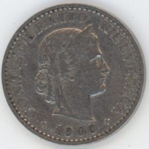 20 Centimes 1900 (s-ss)