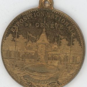 Médaille de Tir de L'Exposition Nationale Genève 1896 (vz)