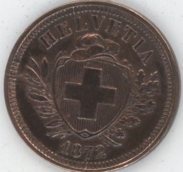 1 Centime 1872 (vz)