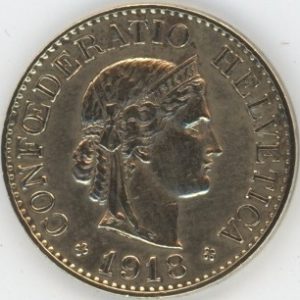 10 Centimes 1918 Laiton (ss-vz)