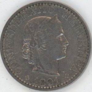 20 Centimes 1891 (ss)