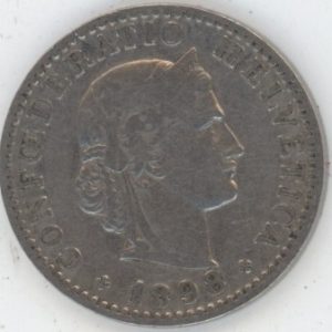 20 Centimes 1898 (s-ss)