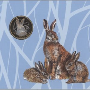 10 Francs comm. 2020 Lièvre / Hase avec emballage Folder