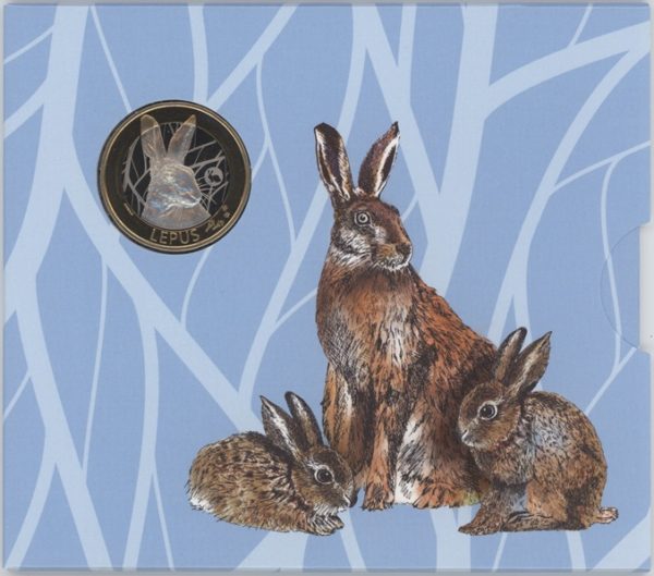 10 Francs comm. 2020 Lièvre / Hase avec emballage Folder