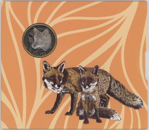 10 Francs comm. 2021 Renard avec emballage Folder