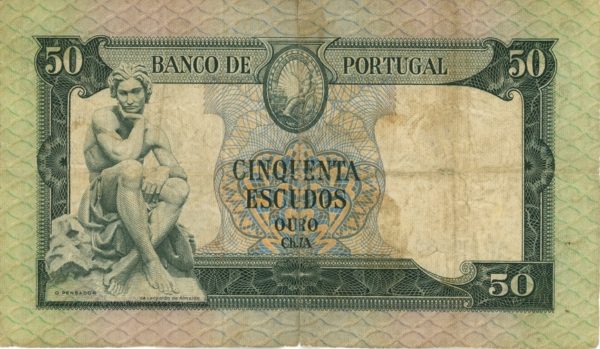 Portugal 50 Escudos 1960 – Image 2