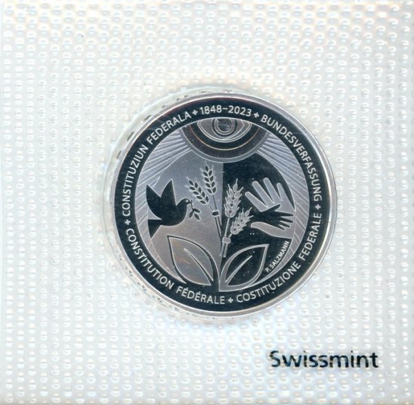 20 Francs comm. 2023 (unz) 175 Jahre Bundesverfassung