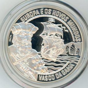 Portugal 25 ECU 1995 Vasco da Gama (stgl) en argent