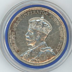 Canada 1 Dollar 1935 Georges V Jubilé d'argent (ss) en argent