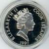 Cook Islands 50 Dollars 1990 Inca prince (stgl) en argent – Image 2