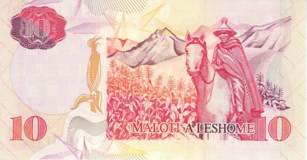 Lesotho 10 Maloti 2005 Neuf – Image 2