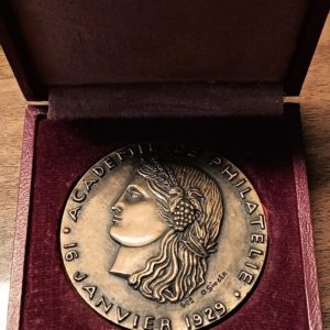 Médaille Académie de Philatélie (unz)