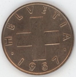 1 Centime 1957 (vz-unz)