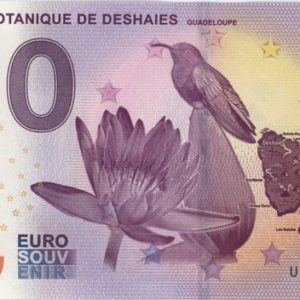 0 Euro Souvenir France Guadeloupe Jardin Botanique de Deshaies 2016-1 Neuf