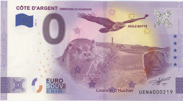 0 Euro Souvenir France Côte d'Argent Territoire du Marensin 2021-6 Neuf