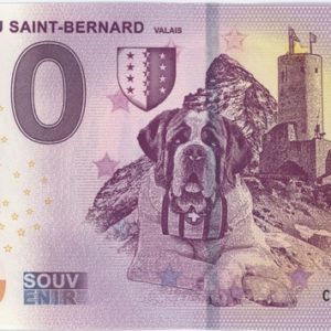 0 Euro Souvenir Suisse Relais du Saint-Bernard Valais 2019 – 2 Neuf