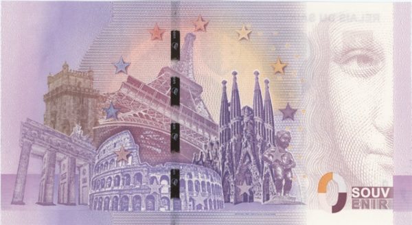 0 Euro Souvenir Suisse Relais du Saint-Bernard Valais 2019 – 2 Neuf – Image 2