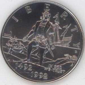 USA Half Dollar 1992 D Colomb (unz)