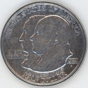 USA Half Dollar 1923 Doctrine de Monroe (ss) en argent