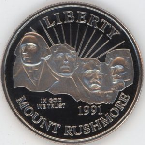 USA Half Dollar 1991 S Mt. Rushmore (unz)