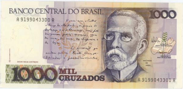 Brésil 1000 Cruzados ND (1987-88) Neuf