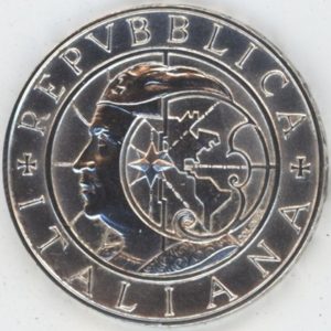 Italie 500 Lire 1990 R Christophe Colomb (unz) en argent
