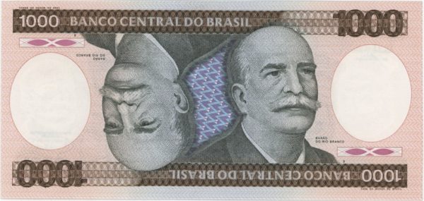 Brésil 1000 Cruzeiros ND (1981-86) Neuf