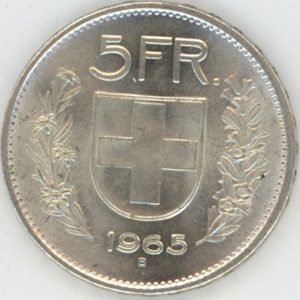 5 Francs 1965 (vz-unz)