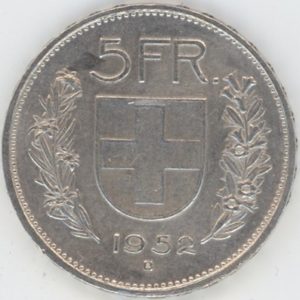 5 Francs 1952 (vz)