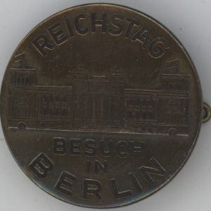 Médaille Reichstag Besuch in Berlin (vz)