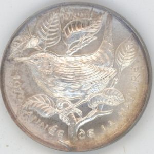 Médaille Année de la Nature 1970 "Juin" (unz) en argent