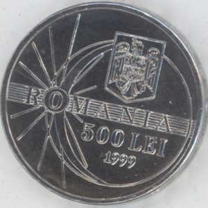 Roumanie 500 Lei 1999 Eclipse Solaire (vz-unz)