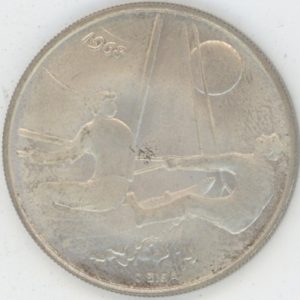 Médaille Segelweltmeisterschaft CL. Firball In Brunnen 1968 (unz) en argent