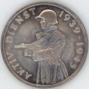 Médaille Aktiv Dienst 1939-1945 (unz) en argent