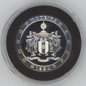 Portugal Madeira 14 Ecus 1994 (F.d.c) en argent
