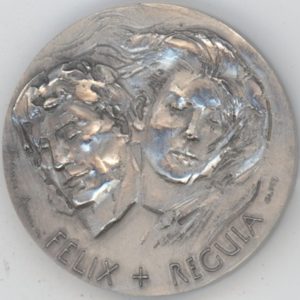 Médaille 2000 Jahre Zürich Felix + Regula (unz) en argent 999