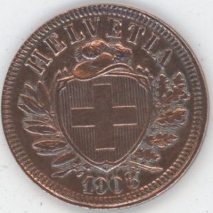 2 Centimes 1908 (vz)