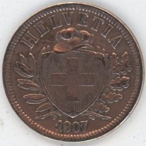 2 Centimes 1907 (ss)