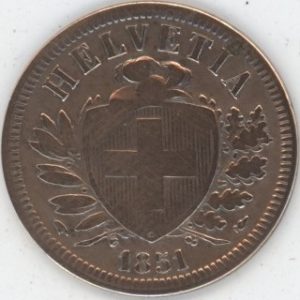 2 Centimes 1851 (s)