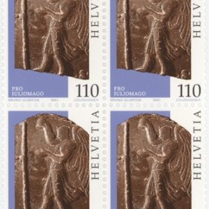 Timbres Bloc de quatre 1997 Art Gallo-Romain "Déesse Victoire" Neuf