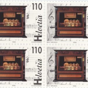 Timbres Bloc de quatre 1996 Automate du gare Neuf