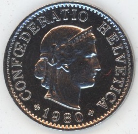 5 Centimes 1980 (vz-unz)
