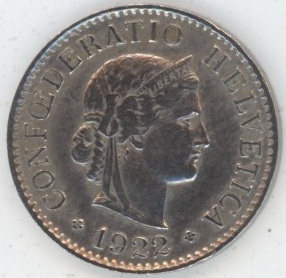 5 Centimes 1922 (ss)