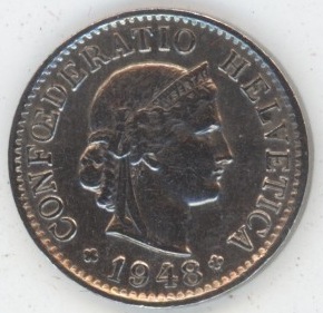5 Centimes 1948 (ss+)
