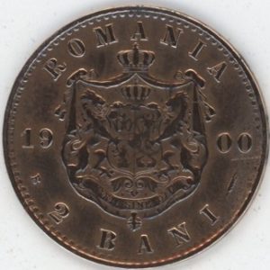 Roumanie 2 Bani 1900 Carol I (ss)