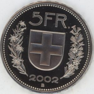 5 Francs 2002 (F.d.c.)