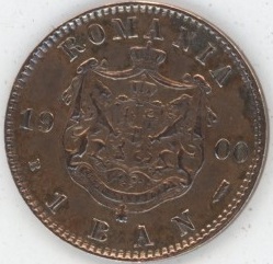 Roumanie 1 Ban 1900 Carol I (ss)
