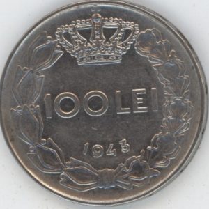 Roumanie 100 Lei 1943 Mihai I (ss+)